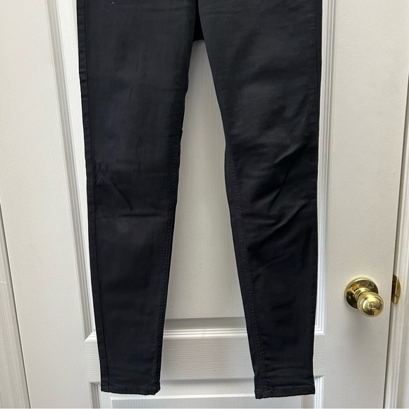 Topshop Jamie Black Skinny Jeans High Rise Ankle Length Stretch Denim Size 26 - Picture 9 of 16